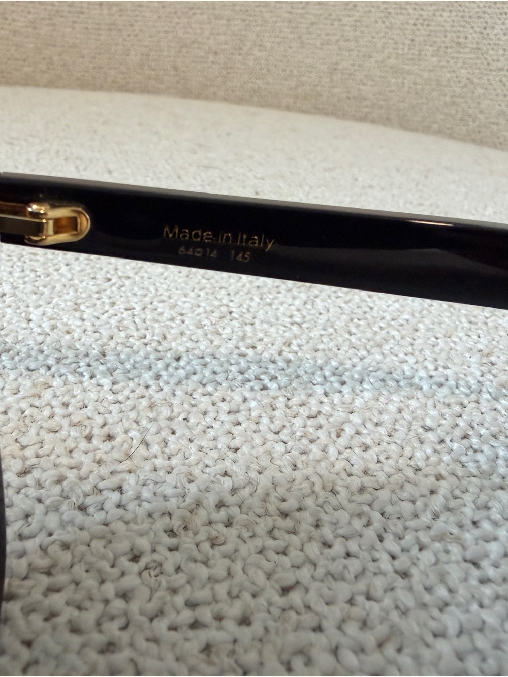 Louis Vuitton Black Sunglasses with Gold Accents - Picture 7 of 11